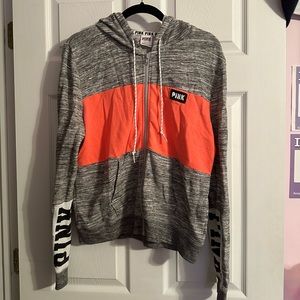 Victoria’s Secret PINK Hooded Zip Up Sweater